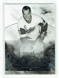 10-11 UD Artifacts Legend  Gordie Howe  /999  HOF