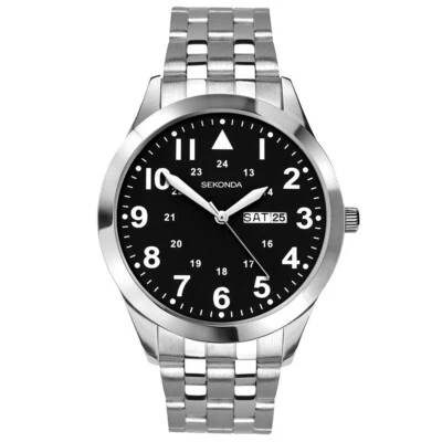 Reloj para hombre Sekonda Day Date acero inoxidable 1663 Foto 1 de 4