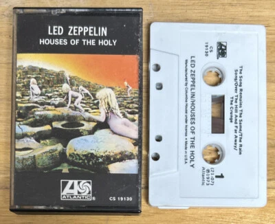 Led Zeppelin Houses Of The Holy Cassette Tape CS 19130 (Atlantic 1973 Used) - Image 1 of 4