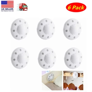 6 Pack Moth Ball Case with Adhesive Wall Sticker, Refillable Case for Moth Ball - Picture 1 of 6