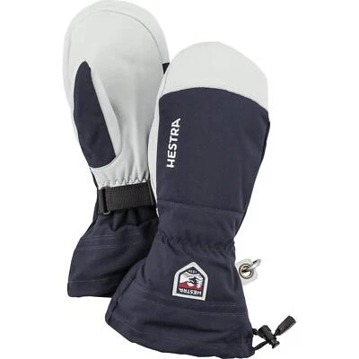 Hestra Handschuhe Armeeleder Heli Ski und Snowboard Handschuhe Unisex marineblau