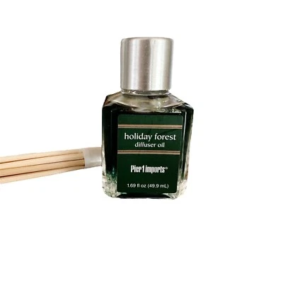 Pier 1 Imports Reed Diffuser Holiday Forest Fragrance 1.69fl oz Glass Bottle - Image 1 of 2