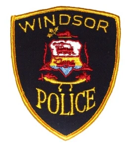 WINDSOR ONTARIO CANADA CA Sheriff Police Patch VINTAGE OLD MESH - Picture 1 of 2