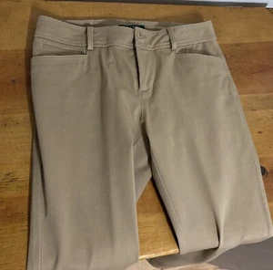 Ralph Lauren Mujer Dorado Caqui Informal Pantalones Talla 2 Pantalones Cortos 26” Entrepierna - Imagen 1 de 9