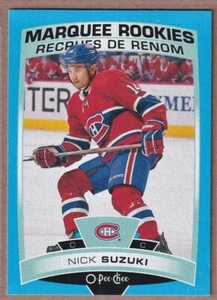 2019-20 O-Pee-Chee Blue Border #647 Nick Suzuki RC - Montreal Canadiens - Picture 1 of 2