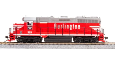 Broadway Limited 7535 escala HO CBQ EMD GP35 rojo chino diésel DCC #992 Foto 1 de 4