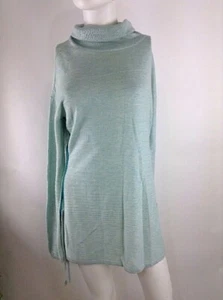 Smartwool Women Spruce Creek Tunic Sweater Frosty Green Heather Medium 19278-B89 - Picture 1 of 10
