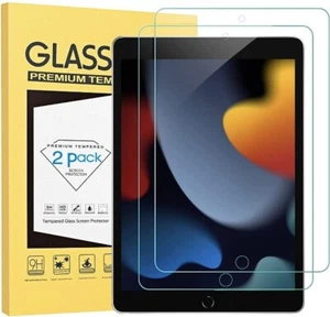 2x Tempered GLASS Screen Protector For iPad 9.7 10.2 Mini Air 3rd 4th 5th 6th - Picture 1 of 1