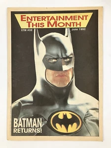 Entertainment This Month #32 (June 1992) Batman Returns Cover – Vintage Catgalog - Imagen 1 de 5