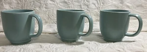 Pfaltzgraff Coffee Mugs, Sea Foam Green, Set of Three - Picture 1 of 6