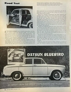 1961 Datsun Bluebird Road Test - Picture 1 of 2