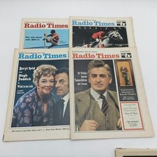Radio Times Magazine: 4x Vintage 1969 Issues [Missing Pages] Dr. Finlays Case...