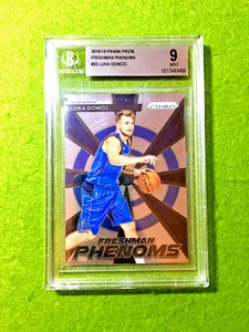 LUKA DONCIC PRIZM ROOKIE CARD GRADED BGS 9 MINT 2018-19 Prizm Luka Doncic RC SP - Picture 1 of 24