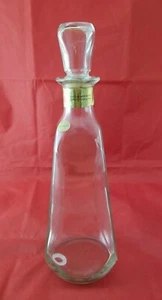 Vintage Hiram Walker Bourbon / Whiskey Glass Decanter Bottle - Picture 1 of 6