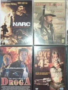 Dvd Love E Una 45 + Narc + Open Range + Uno Sporco Affare Di Droga Lotto - Imagen 1 de 9
