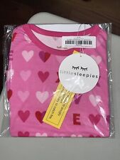 Little Sleepies Pink Two Piece Short Sleeve Pajama Set 3T