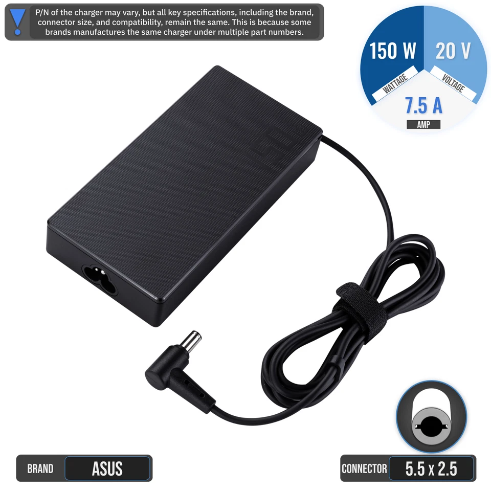 Delta ADP-150CH B Power Adapter – 150W for ASUS (Connector 5.5 × 2.5 mm) - Bild 1 von 1