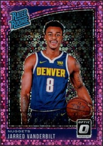 2018-19 Panini Donruss Optic Jarred Vanderbilt Fast Break Pink #/20 #151 *READ*
