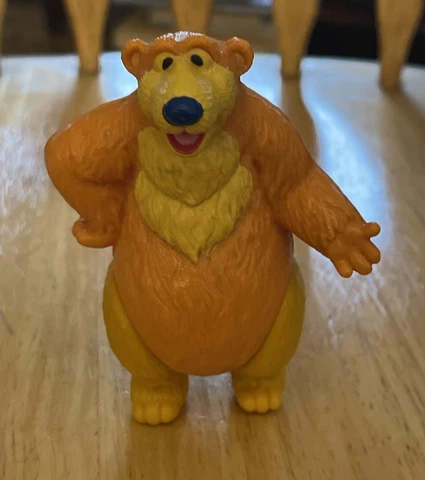 Bear In The Big Blue House Plastic 4.5" Mini Figure Toy Vintage Jim Henson Cover