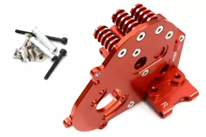 Red Alloy Gearbox Housing for 1/10 Slash 2WD, Stampede 2WD & Rustler 2WD Models - Picture 1 of 2