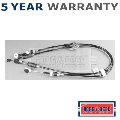 Borg & Beck Gear Selector Cable Fits Ford Fiesta 2010-2012 1.4 dCi 1.6 - Image 1 of 4