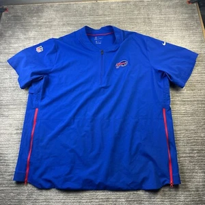 Buffalo Bills Nike Jacket Mens 3XL Sideline Coach Short Sleeve Jacket - Picture 1 of 8