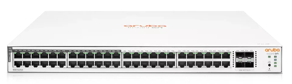 Aruba Instant On 1830 48G 24p Class4 PoE 4SFP 370W Gigabit Manage Network switch - Image 1 of 1