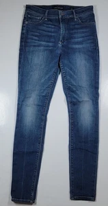 Pantalones de mezclilla para mujer Lucky Brand 4/27 - Bridgette ajustados azules elásticos 27x28 reales - Imagen 1 de 10