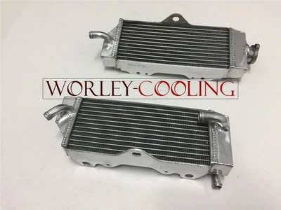 NJ-Aluminum radiator for YAMAHA WR400F YZ400F 1998 1999 2000 straight bracket Foto 1 de 4