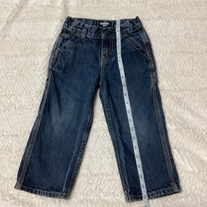 Oshkosh Bgosh Carpenter 3T Cargo Kleinkind Jungen Arbeit/Spiel Denim Jeans - Bild 1 von 6