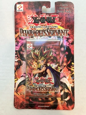 2003 Yugioh PSV 1st Edition Pharaohs Servant Blister Pack Sealed TCG - Image 1 of 4