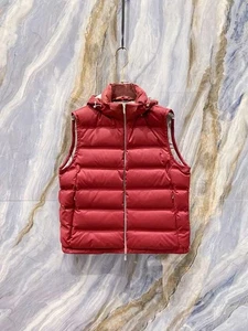 Brunello Cucinelli Herren Winter warme Daunenweste mit Kapuze - Bild 1 von 9