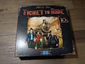 Ticket to Ride 10th Anniversary Edition Board Game – USED/COMPLETE - Picture 1 of 8