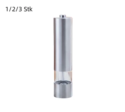 Salz Pfeffer Chilli Gewürzmühle Grinder Elektrische Pfeffermühle Salzstreuer ✓ - Bild 1 von 4