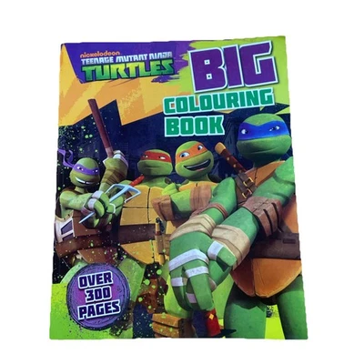 Teenage Mutant Ninja Turtles Big Colouring Book Nickelodeon Big Book TMNT 2013 - Image 1 of 4