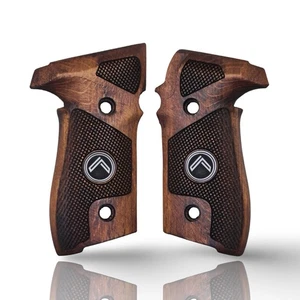 Empuñaduras Zib Serie Madera Empuñaduras de Pistola para Sigsauer P229, Logo Medallón Metal - Imagen 1 de 6