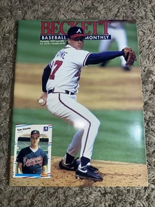Beckett Baseball Card Monthly November 1992 Tom Glavine Atlanta Braves Issue# 92 - Picture 1 of 6