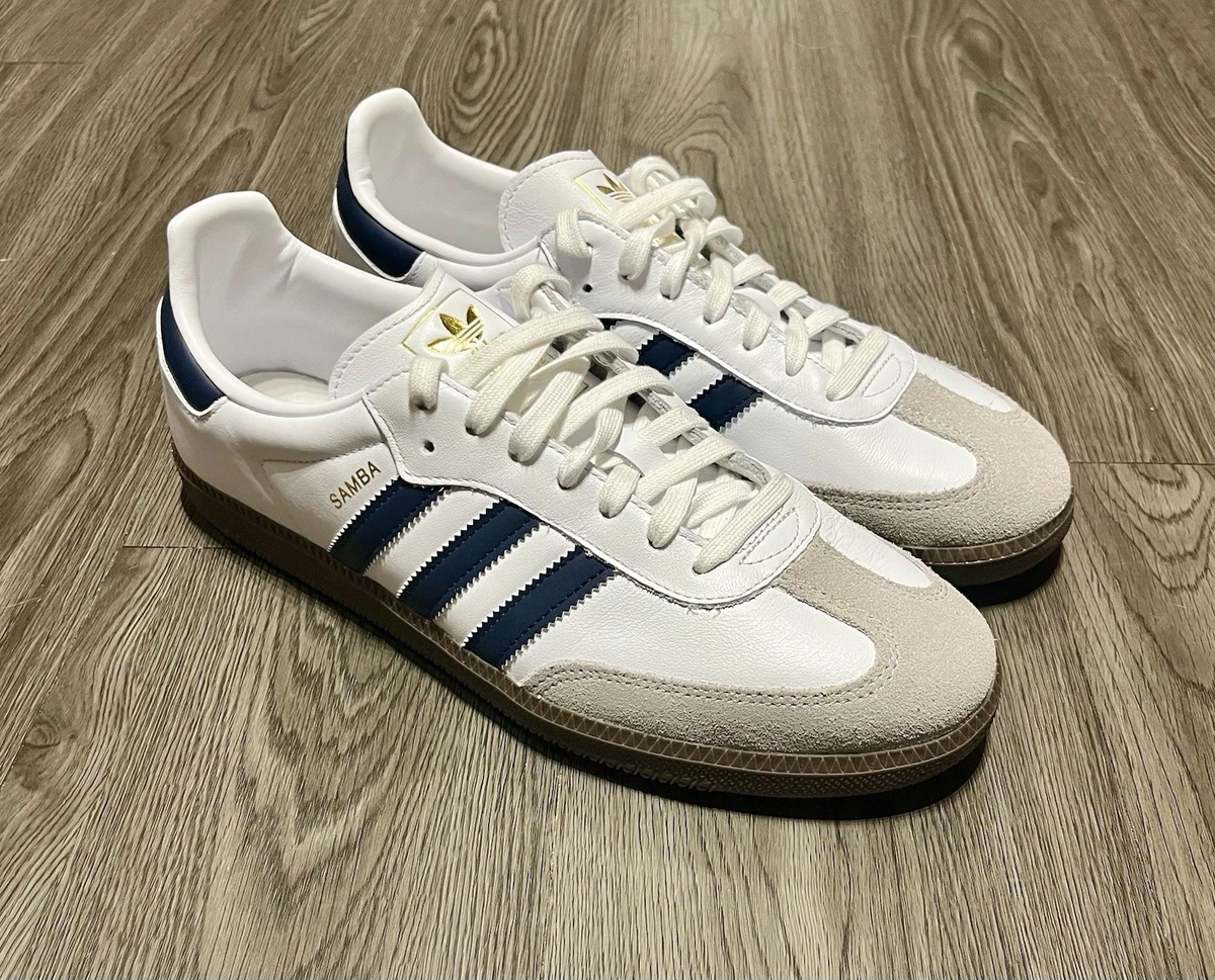 Preços baixos em adidas Samba OG White Navy | eBay