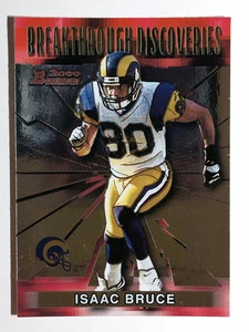 2000 Bowman Breakthrough Discoveries #BD4 Isaac Bruce - Picture 1 of 2