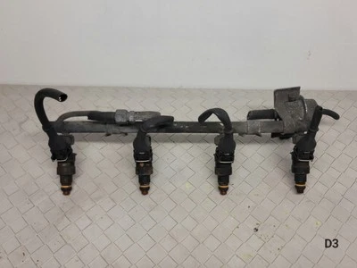 Volvo 740 1985-1992 riel de presión de combustible completo sin turbo con juego de inyectores OEM Foto 1 de 4