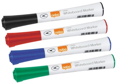 Nobo TS-140020 Glide Drywipe Marker, Pack of 4 - Image 1 of 3