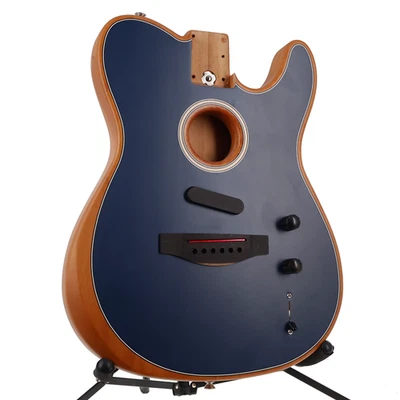 Fender American Acoustasonic Telecaster Corpo Acciaio Blu Elettronica Rotta - Immagine 1 di 4