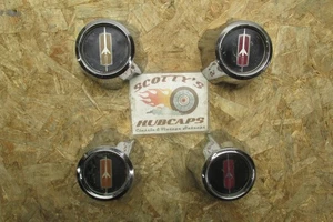 1972-88 OLDSMOBILE CUTLASS, 442, W30 RALLY WHEEL CENTER CAPS, 416393, SET OF 4 - Picture 1 of 15