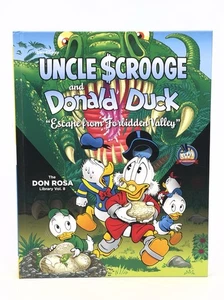 Disney Hardbound Book Donald Scrooge Don Rosa #8 ESCAPE FROM FORBIDDEN VALLEY - Picture 1 of 8