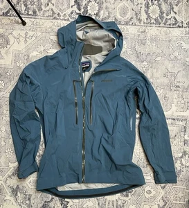 Patagonia H2NO Torrentshell Rain Jacket Waterproof Blue Hooded Outdoors Men's L - Picture 1 of 10