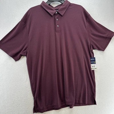 Camisa de golf Ben Hogan Performance Fig Granate XL NUEVA CON ETIQUETAS Foto 1 de 4