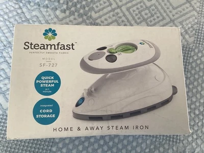 Steamfast Home & Away Steam Iron Model SF 717 Tested & Working Complete In Box - Image 1 of 4