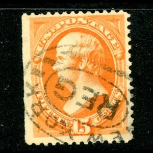 US Scott # 163 - Used - Register Cancel - CV=$160.00       (1-C254) - Picture 1 of 2