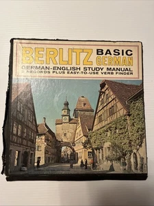 BERLITZ GRUNDLEGEND DEUTSCH 2 LP's STUDIENFÜHRER UND VERBFINDER #363 - Bild 1 von 8
