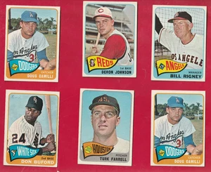 1965 Topps Baseball Karten Sie wählen eine Karte Auswahl 6-575 EX-MT O25 - Bild 1 von 1